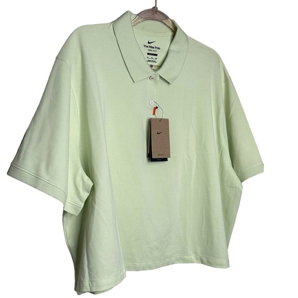 Nike Women's Dri-Fit Golf Polo Shirt Spring Green XXL NWT